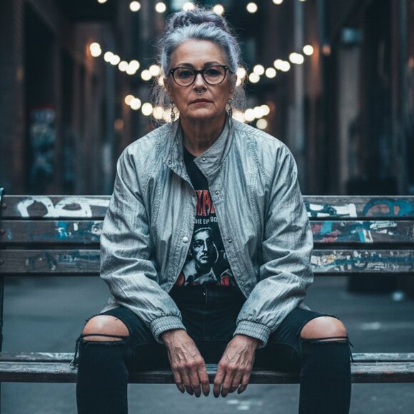 ✨ Vintage Y2K Crinkle Nylon Jacket Metallic XL 🧥 - Picture 1 of 7